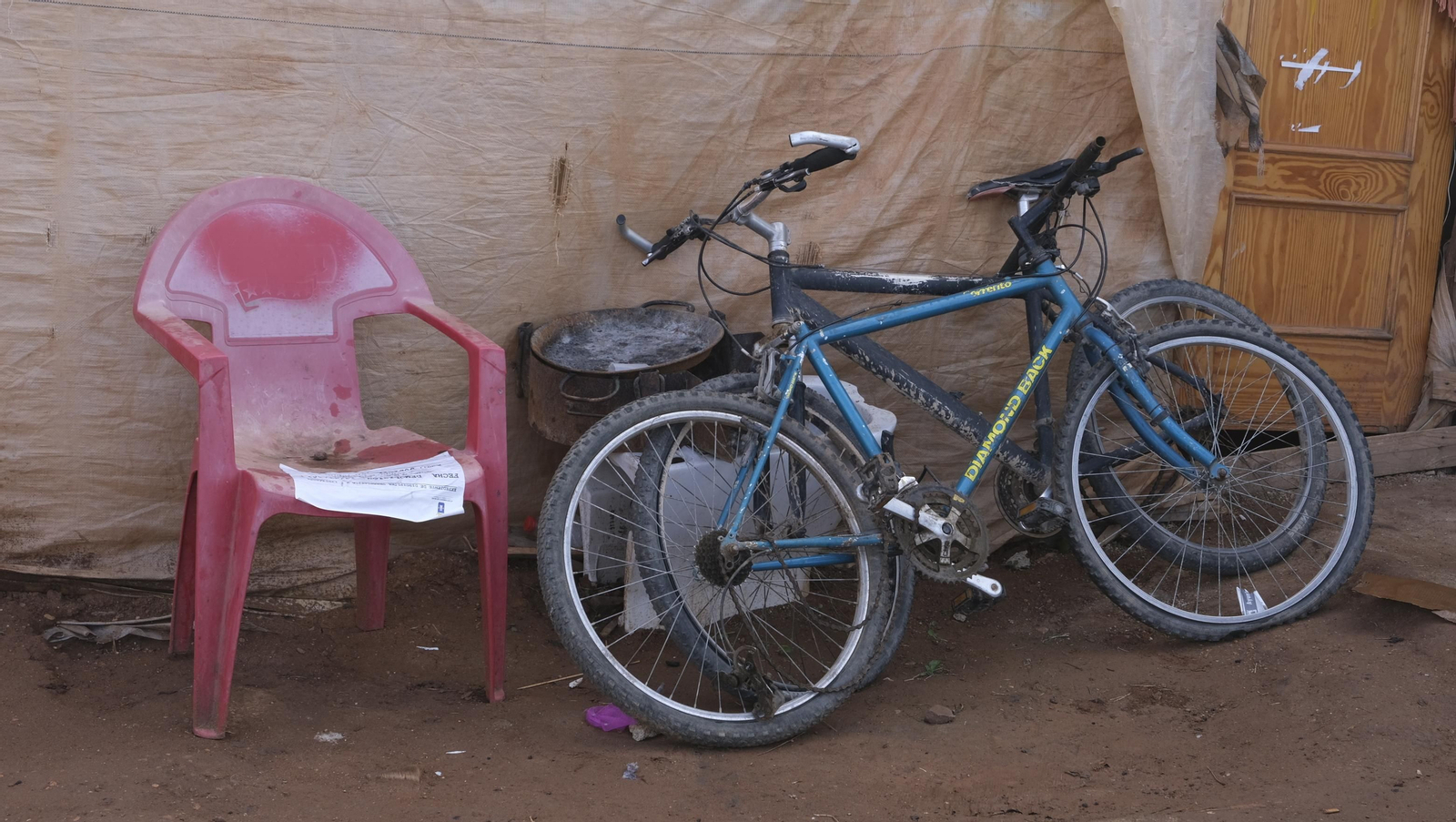 Imágenes del desalojo del asentamiento chabolista 'El Walili', en Níjar