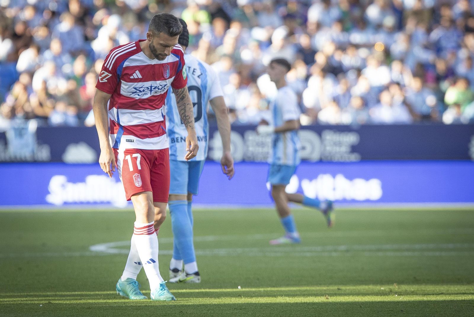 Las imágenes del partido entre el Málaga y el Granada CF