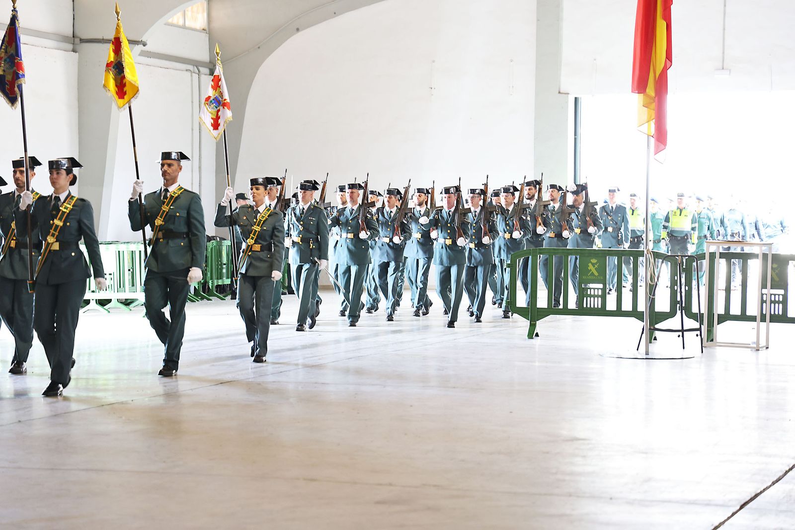 Imágenes de la jura del cargo de Julio Serrano Checa como Jefe de la Comandancia de la Guardia Civil de Huelva
