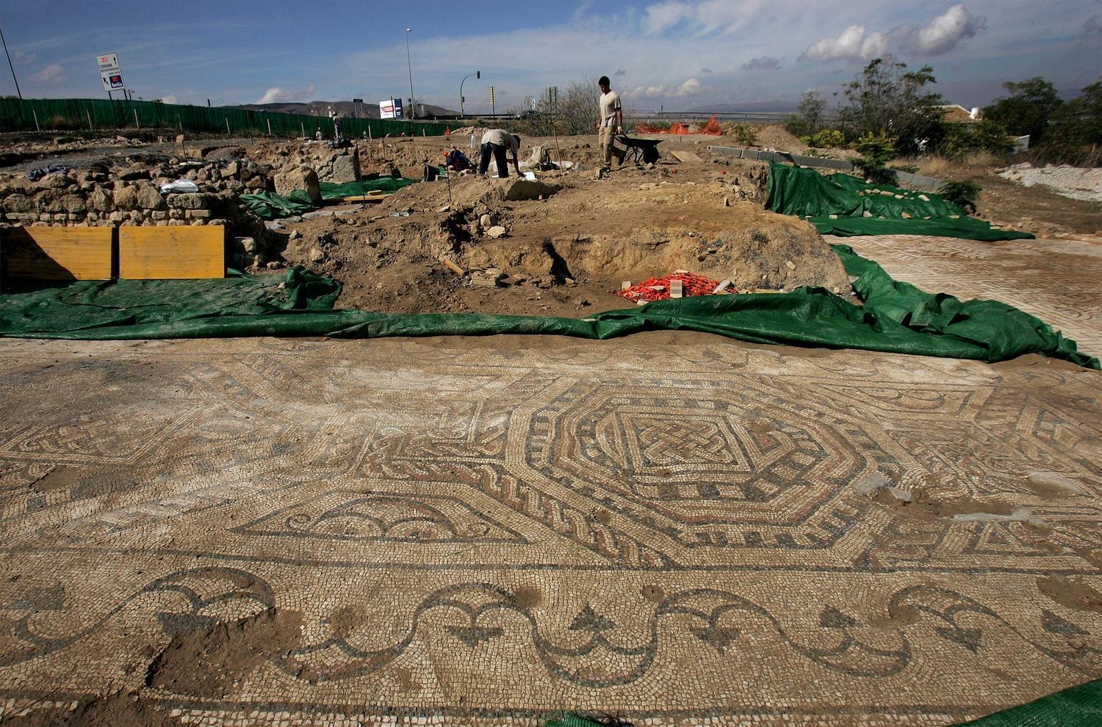 Imagen de la Villa Romana de la estación de Antequera