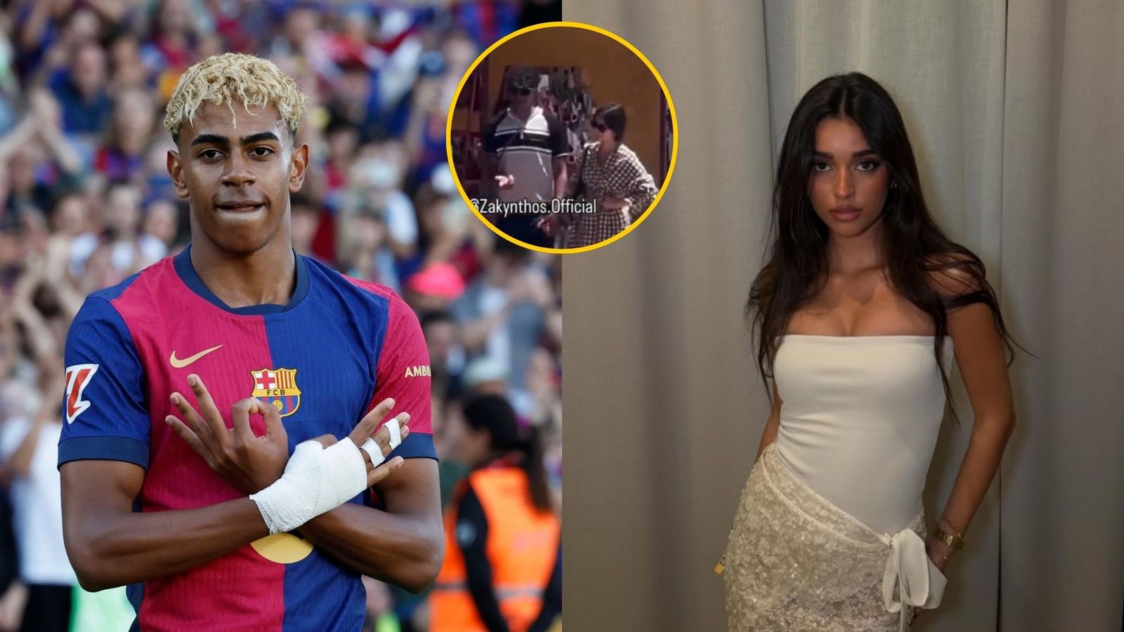 Lamine Yamal Y La Influencer Sevillana In s Garc a Juntos De La Mano 