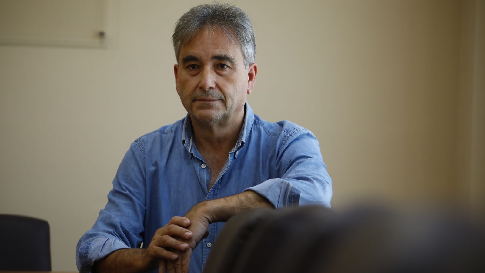 Manuel Cascos, en la sede de Satse en Córdoba.