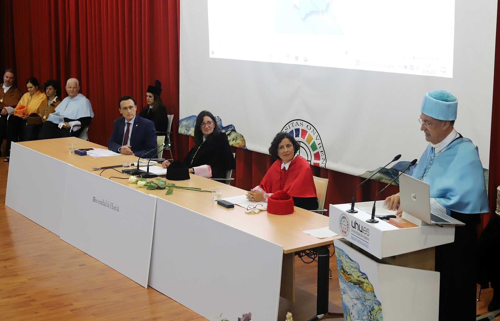 Inauguración del curso académico 2022/2023 de la Universidad de Huelva, en imágenes