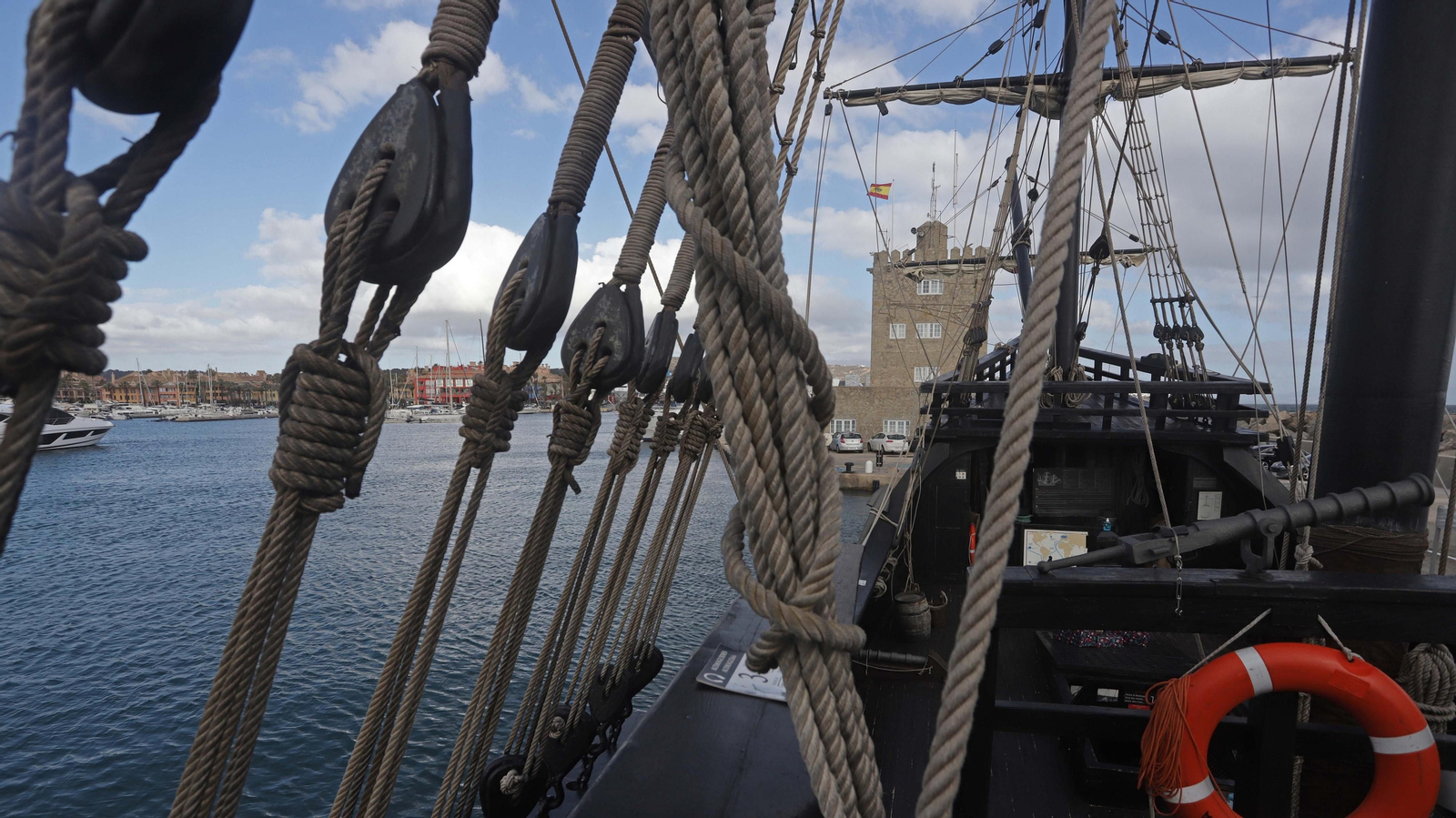 Fotos de la 'Nao Victoria' en Sotogrande