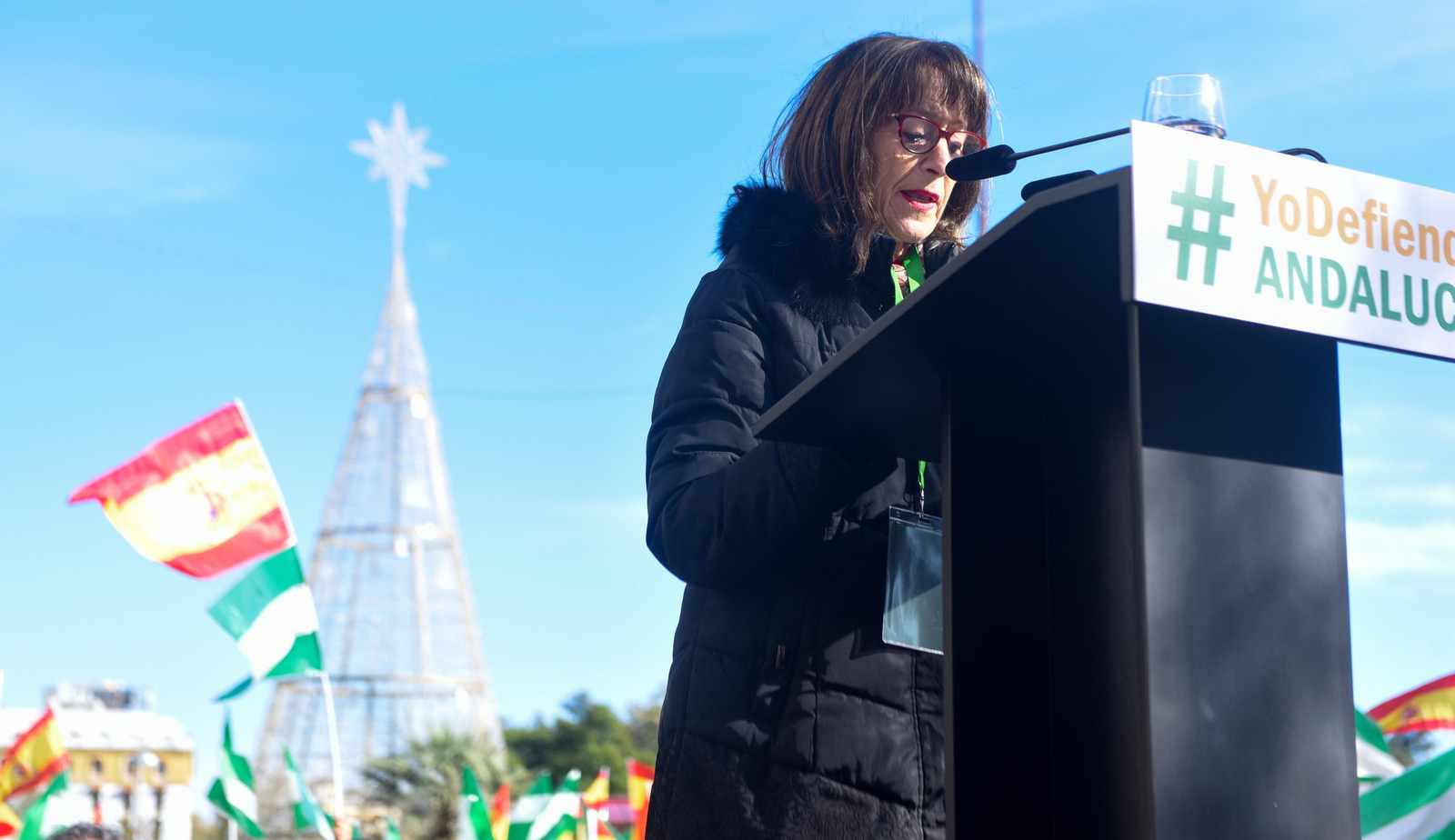Concentración en Sevilla contra la amnistía y en defensa de Andalucía