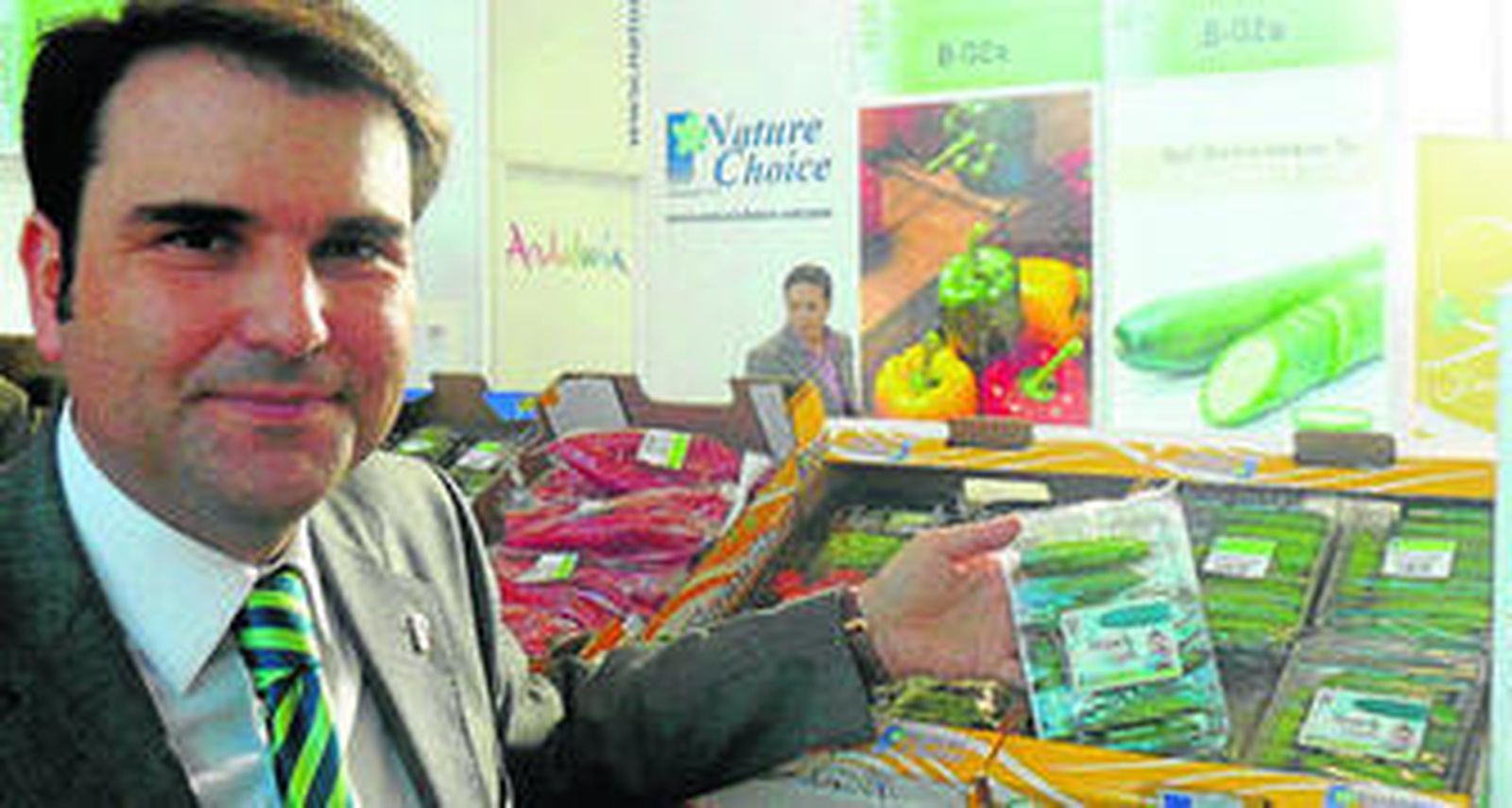 Antonio Romero, gerente de Nature Choice, durante su participación en Fruit Logistica.