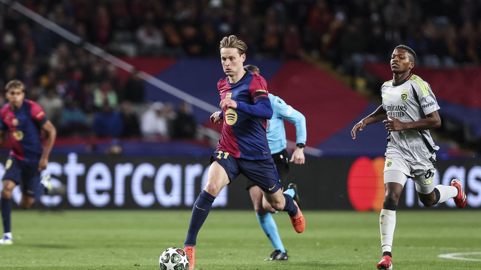 Las fotos del Barcelona-Benfica