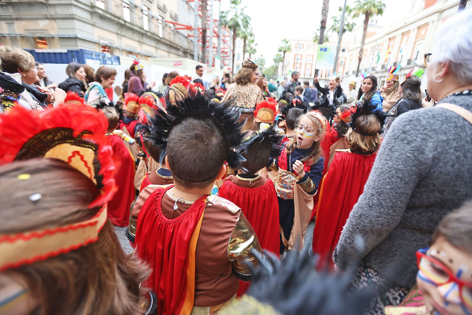 Imágenes del desfile “Un paseo por la historia”  de los niños del colegio Funcadia de Huelva