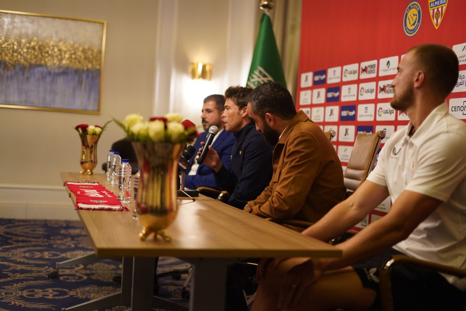 El primer día del Almería en Riad, en imágenes