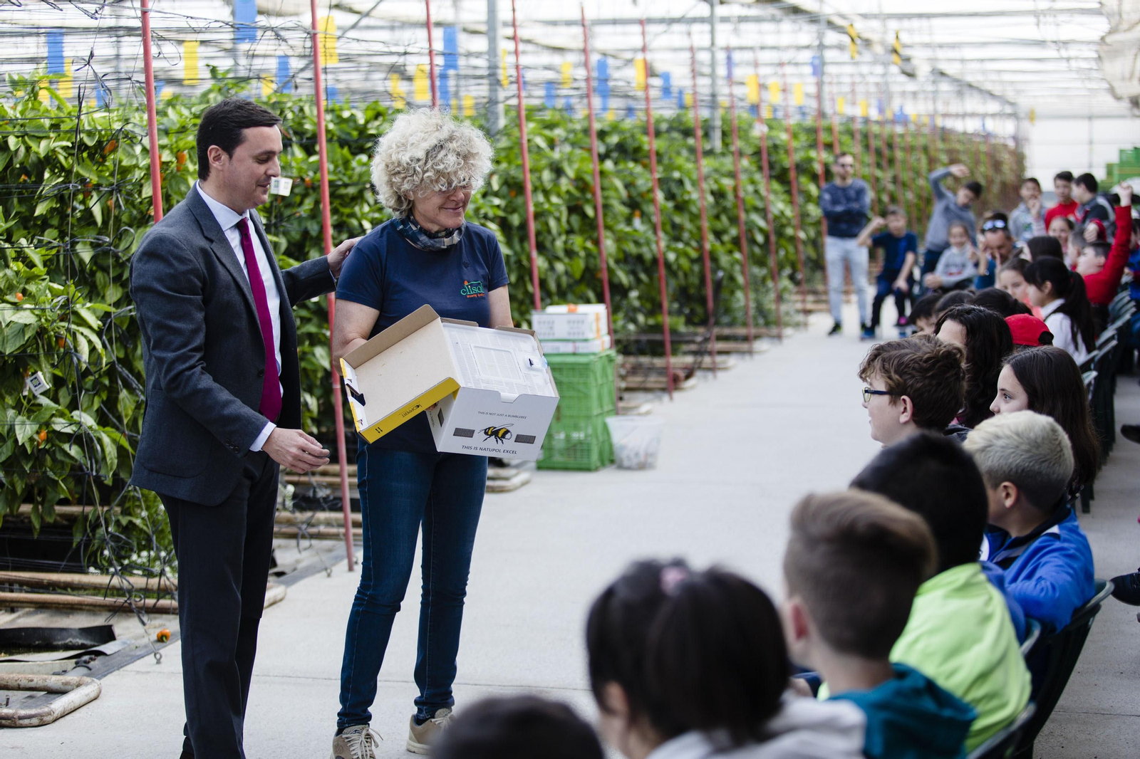 El presidente de la Diputación de Almería en las instalaciones de Clisol Agro.