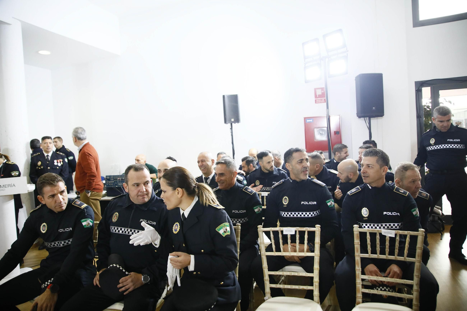 Las imágenes del acto institucional de la Policía Local de Almería con motivo de la festividad de su patrón, San Esteban