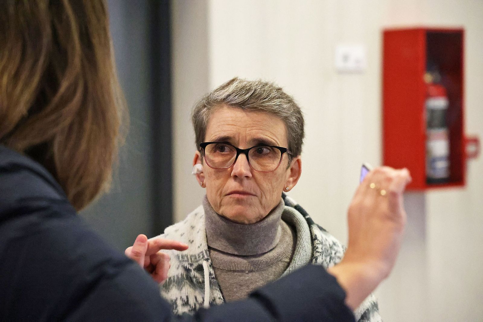 La estación de Huelva la mañana siguiente del trágico accidente