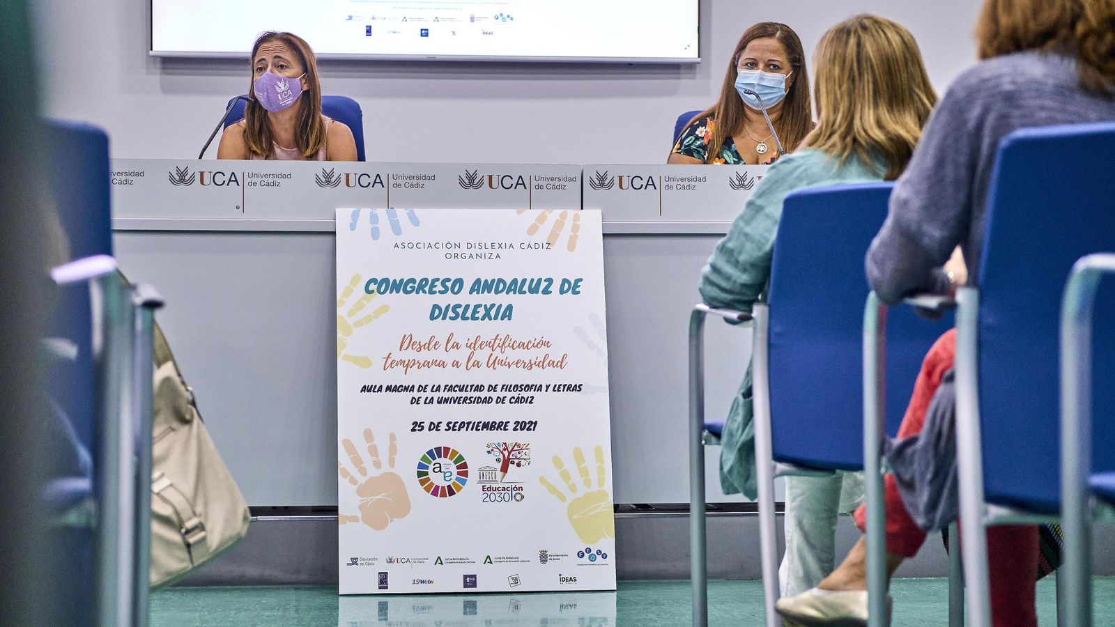 Un momento del acto de presentación del Congreso Regional sobre Dislexia