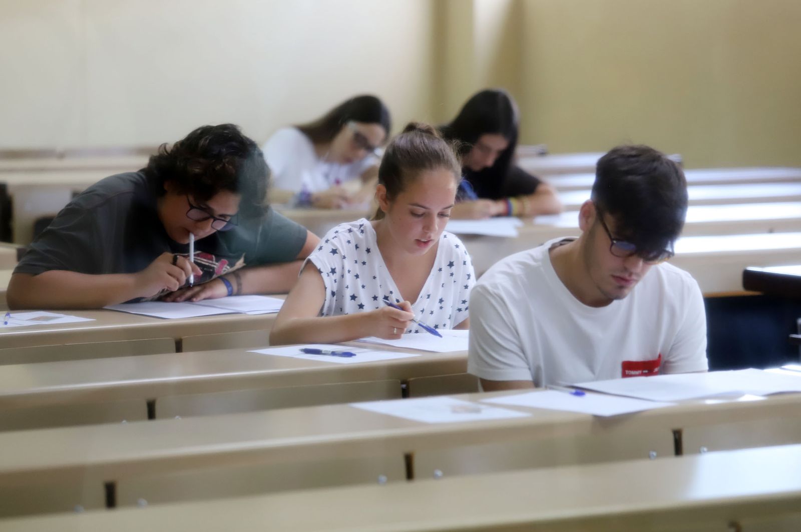 Recientes pruebas de acceso a la Universidad en la UHU.
