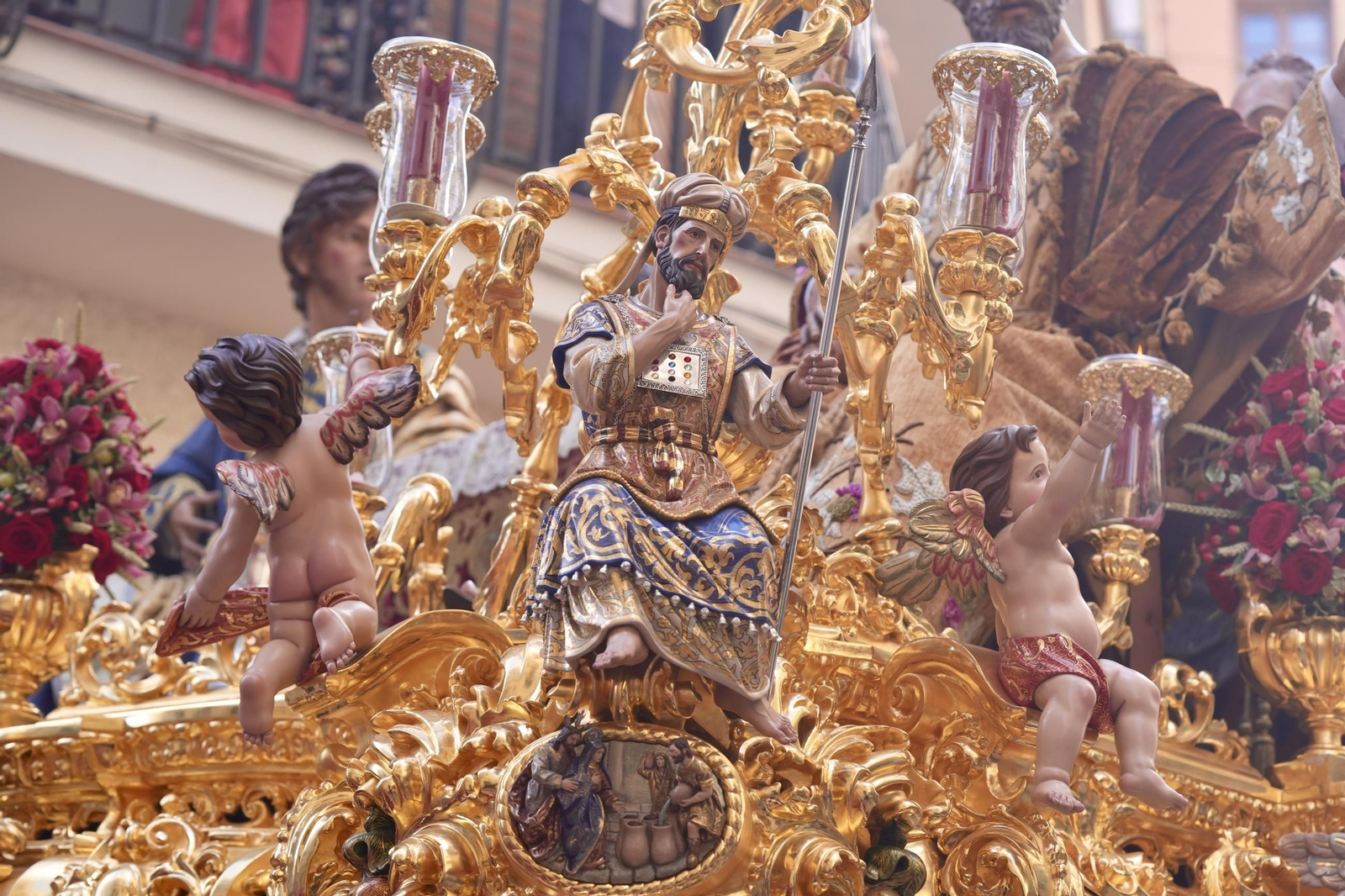La Sagrada Cena en el Jueves Santo de Málaga, en imágenes