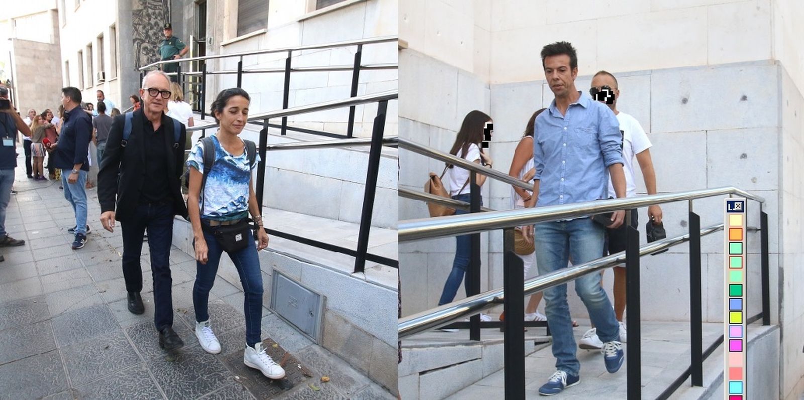 Patricia Ramírez tras su comparerencia en la Audiencia.