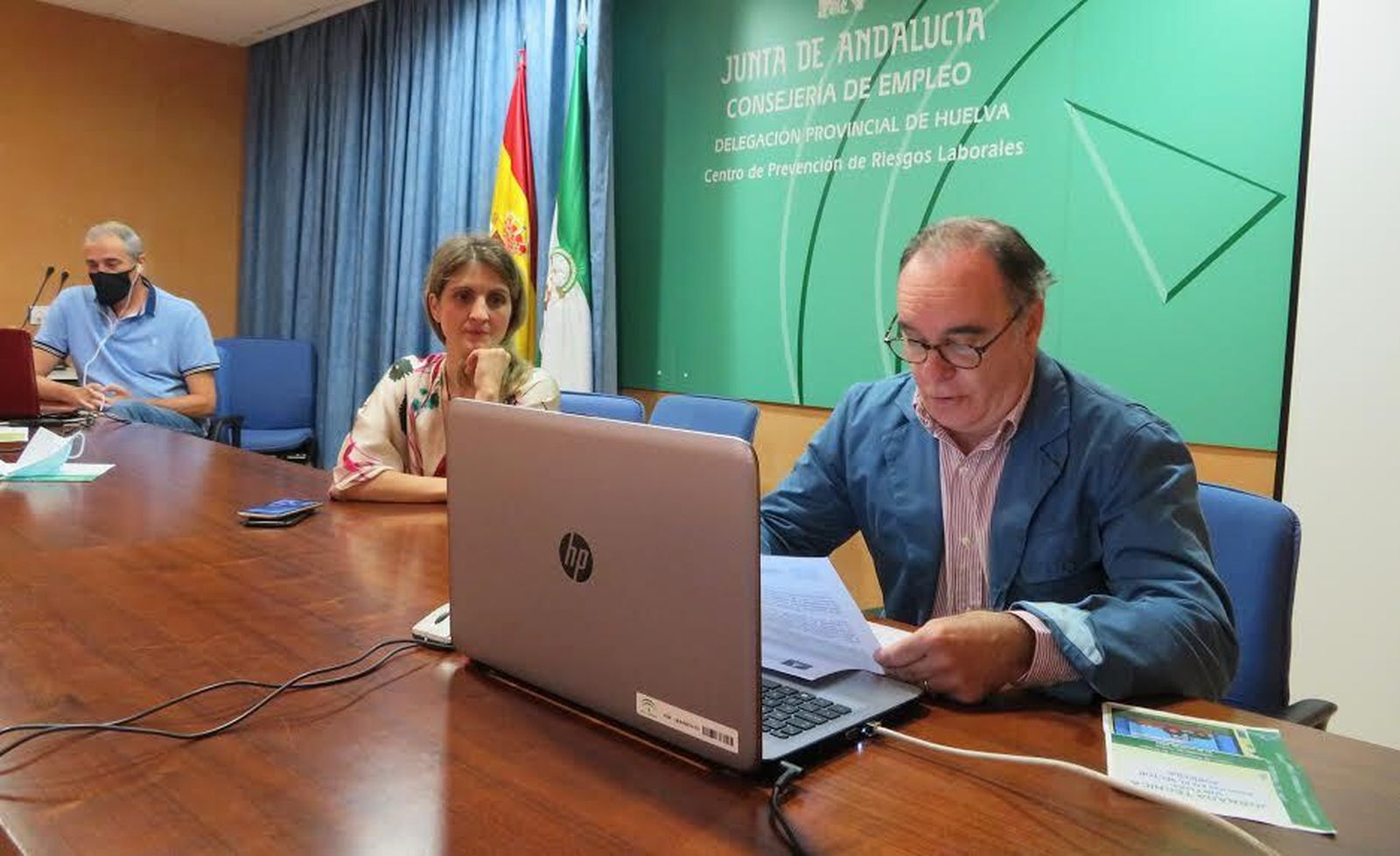 Antonio Augustín durante el seminario virtual