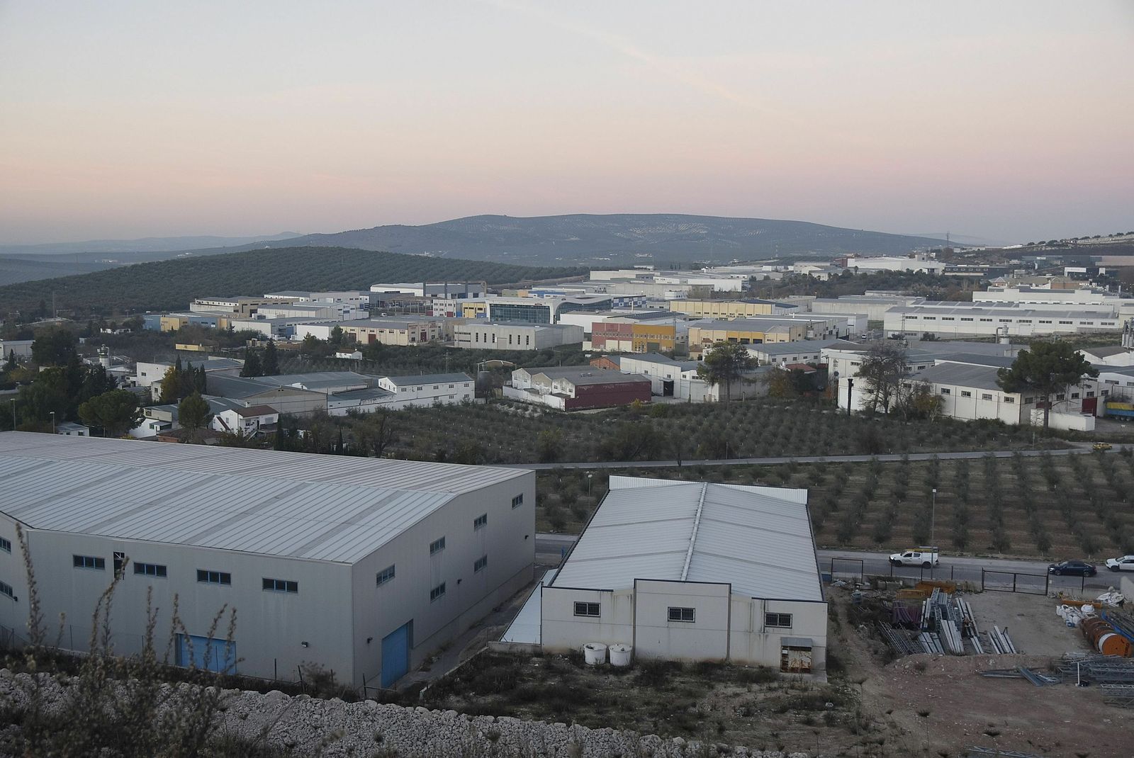 Panorámica del parque empresarial Pilar de la Dehesa, en Lucena.