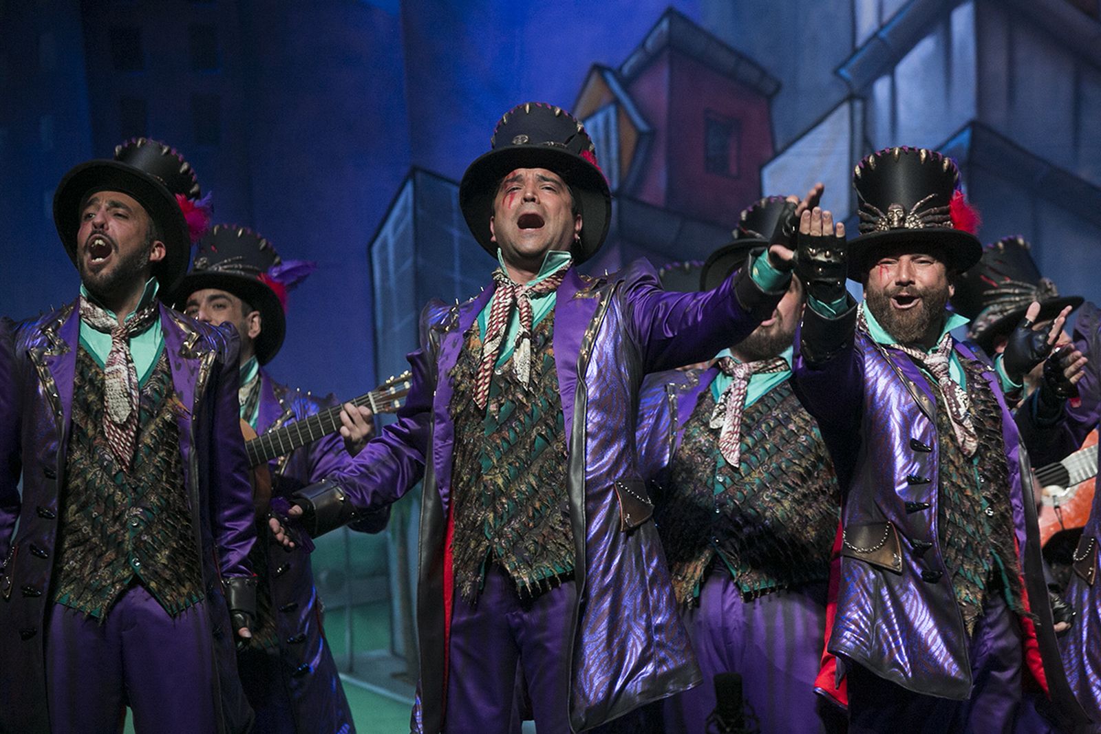 La final del Carnaval Colombino, en imágenes