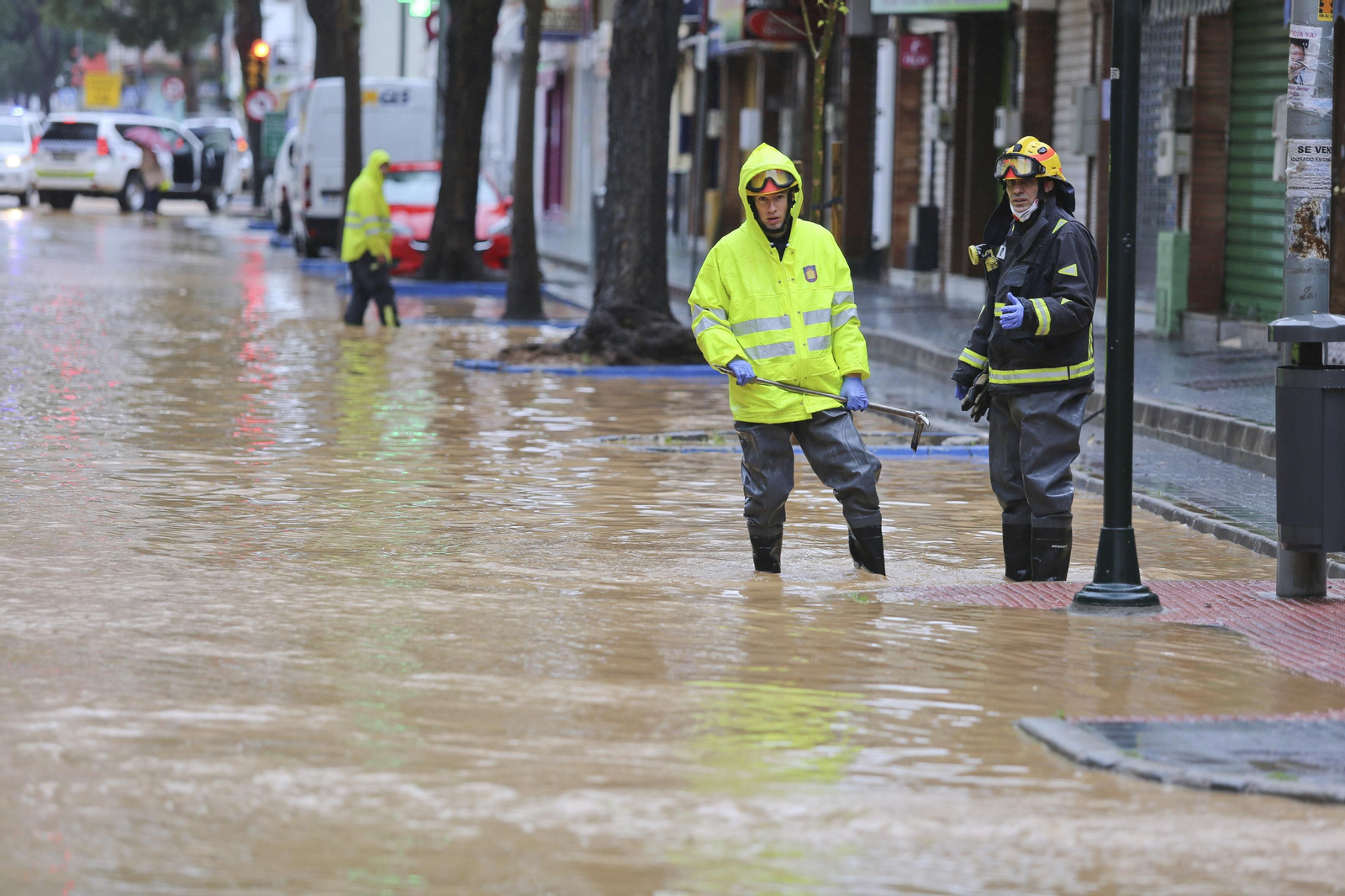 Campanillas anegada tras las lluvias, en fotos