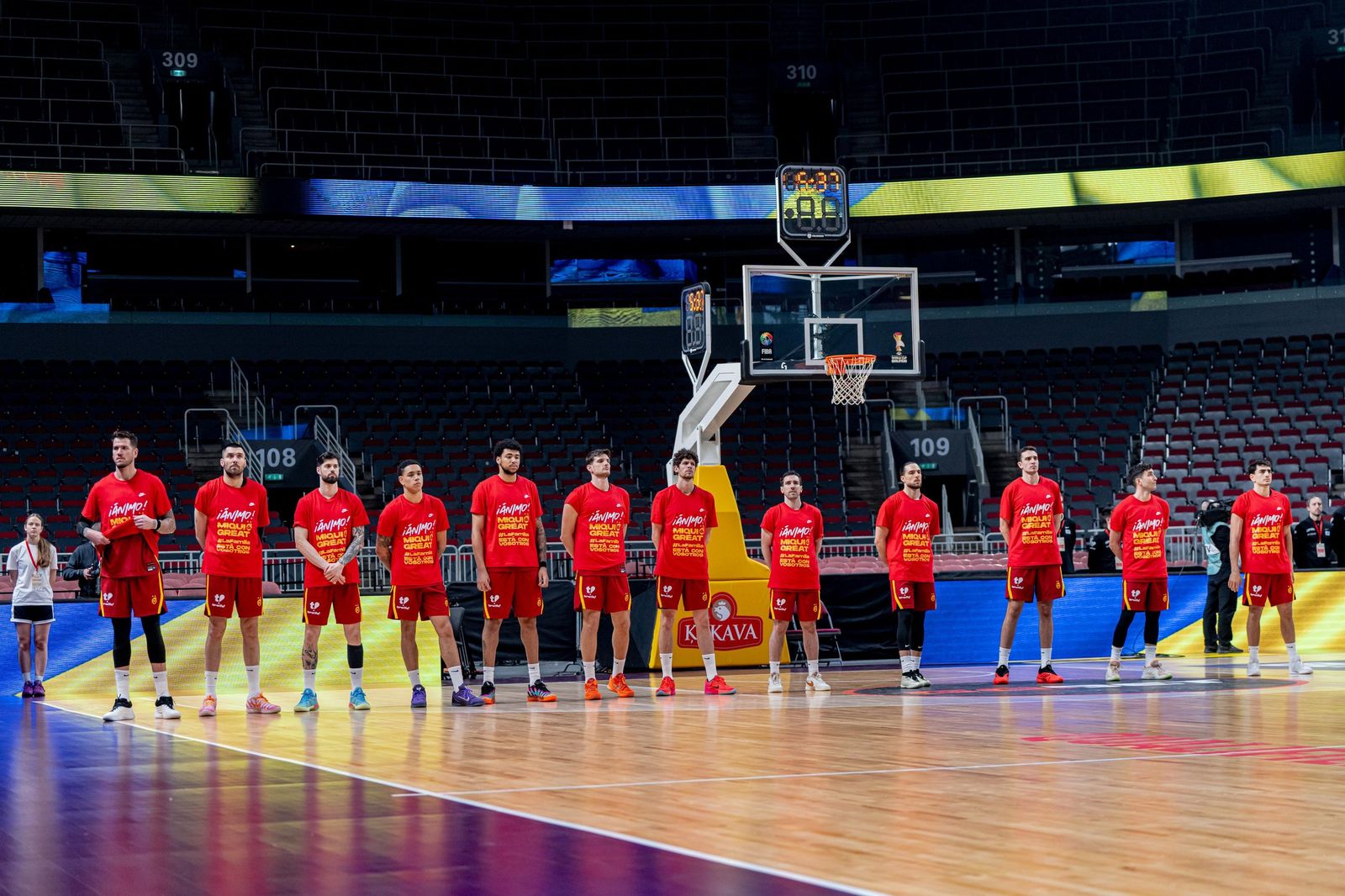 Las mejores fotos del Ucrania-España de baloncesto