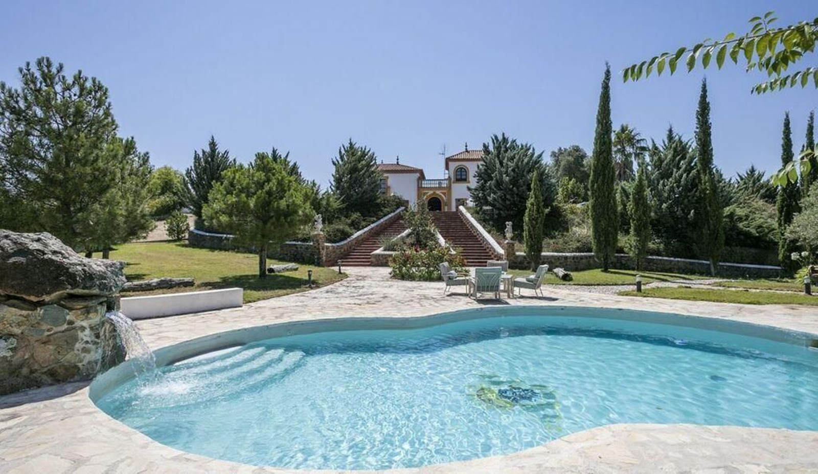 La casa de ultralujo en Zufre.