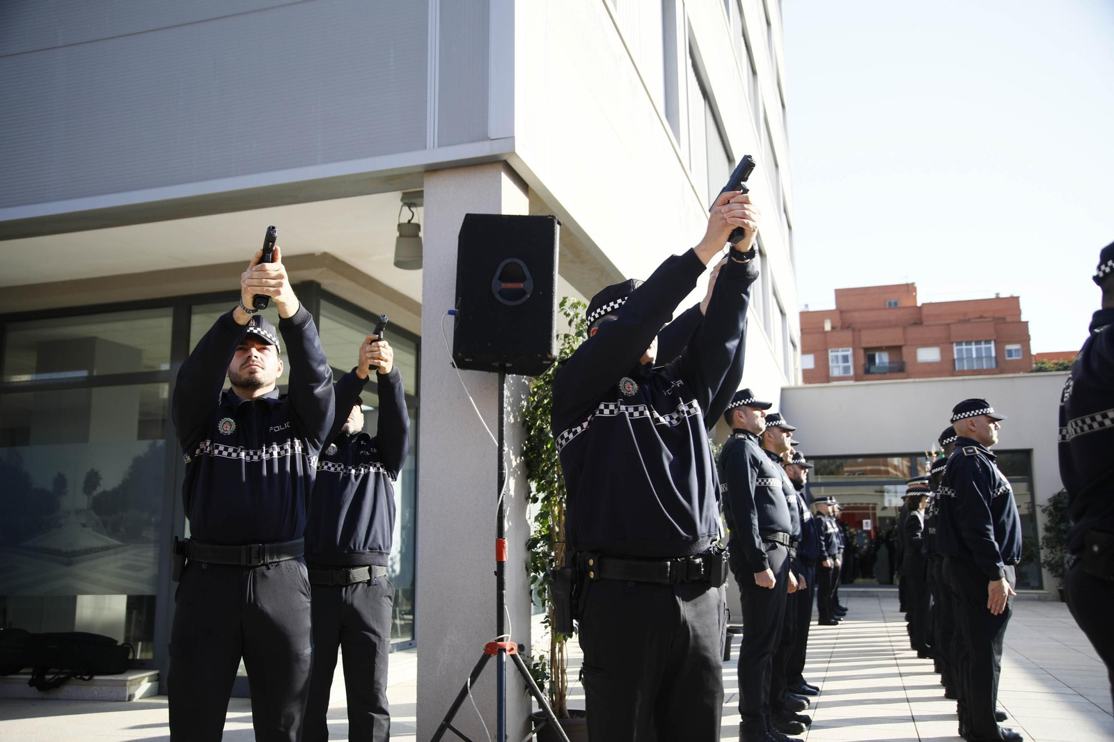 Las imágenes del acto institucional de la Policía Local de Almería con motivo de la festividad de su patrón, San Esteban