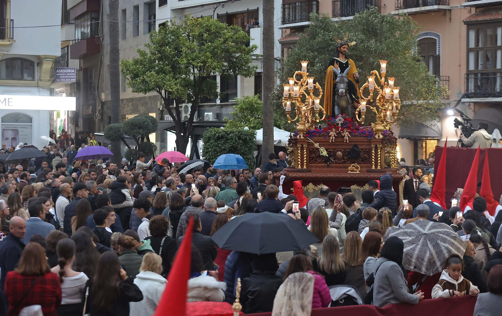 Fotos del Domingo de Ramos en Algeciras: La Borriquita y Oración en el Huerto