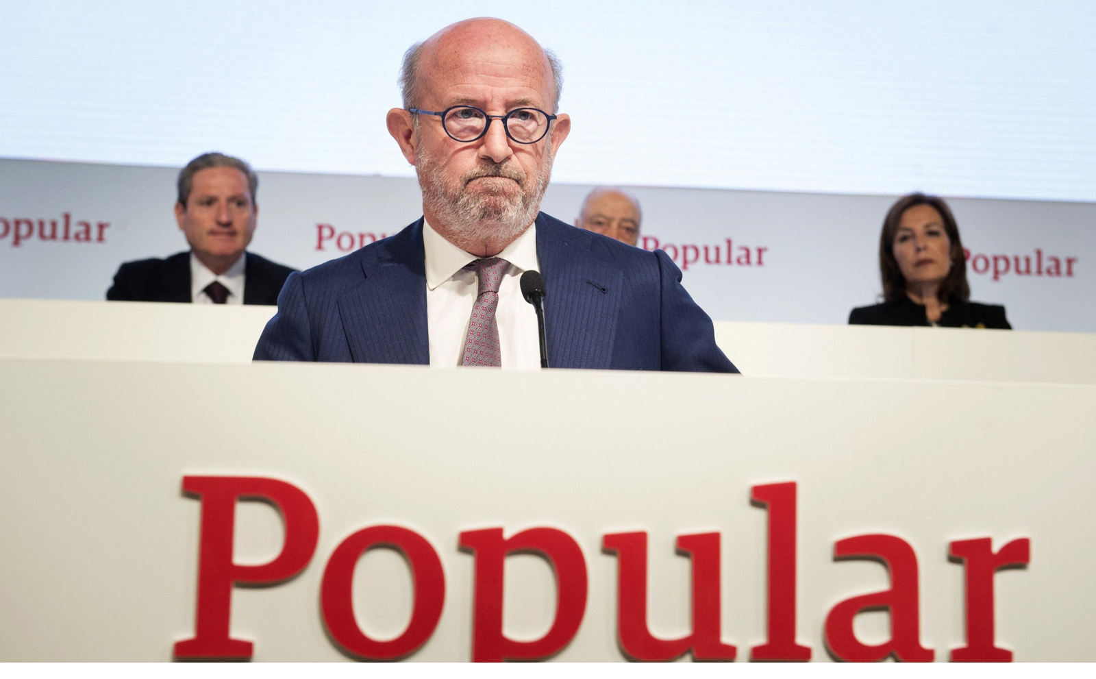Emilio Saracho, último presidente del Popular antes de ser absorbido por el Santander.