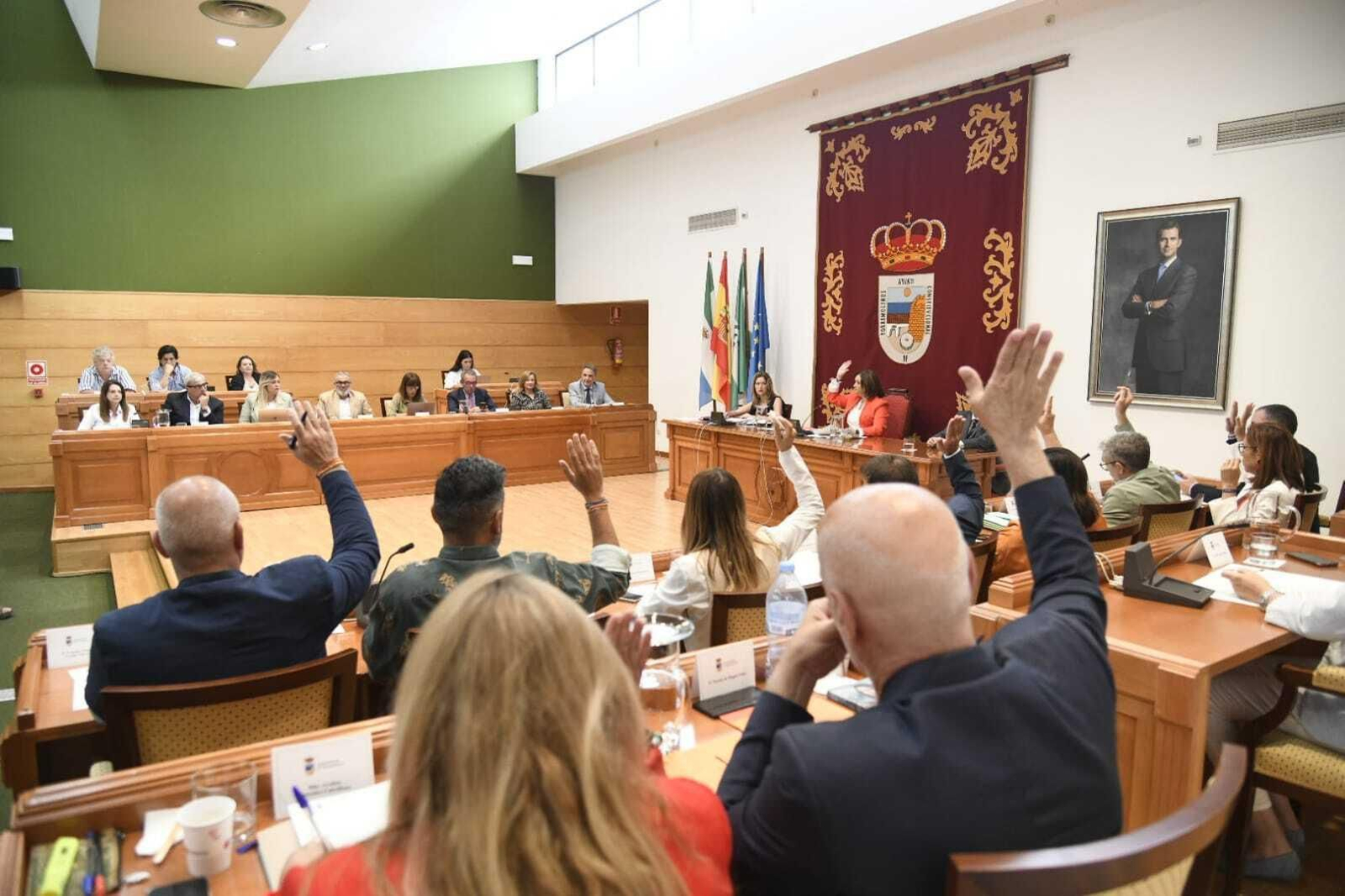 La votación del Pleno de la Corporación de Torremolinos.