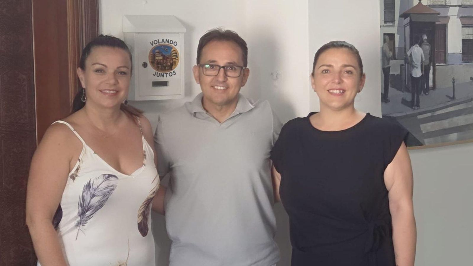 Rebeca Sánchez, Juan Antonio Roldán y Puri López