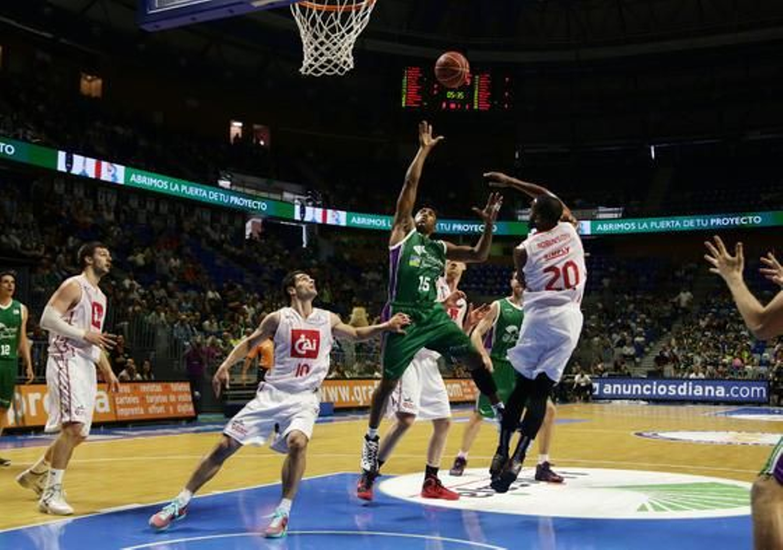 Las imágenes del Unicaja-CAI Zaragoza