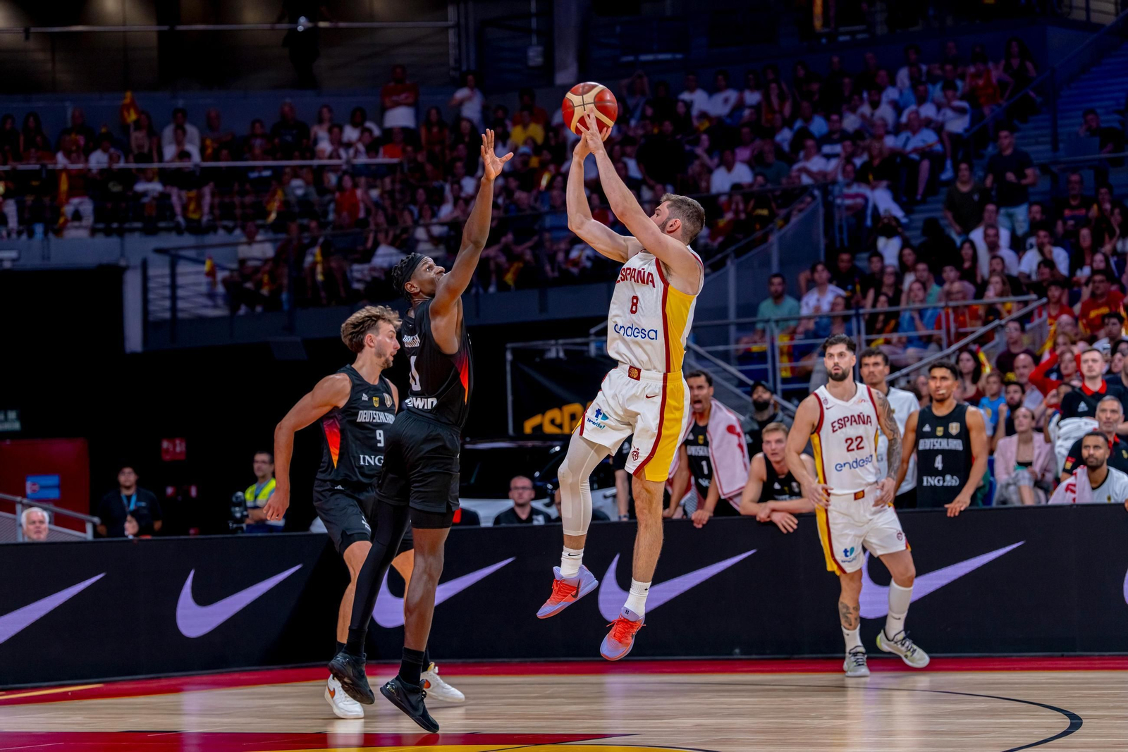 Las mejores fotos del España-Alemania de baloncesto