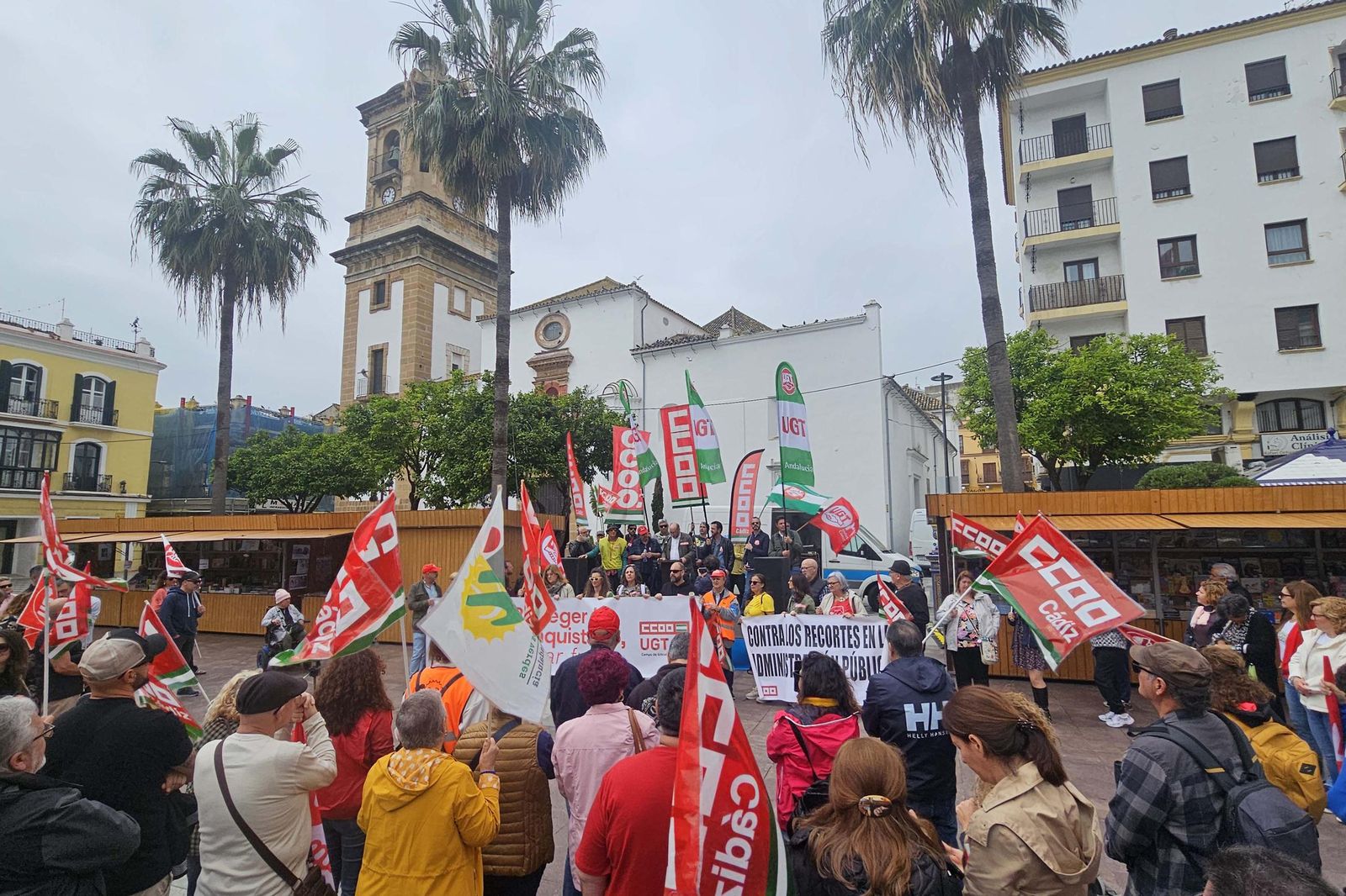 Fotos de la manifestación del Primero de Mayo en Algeciras
