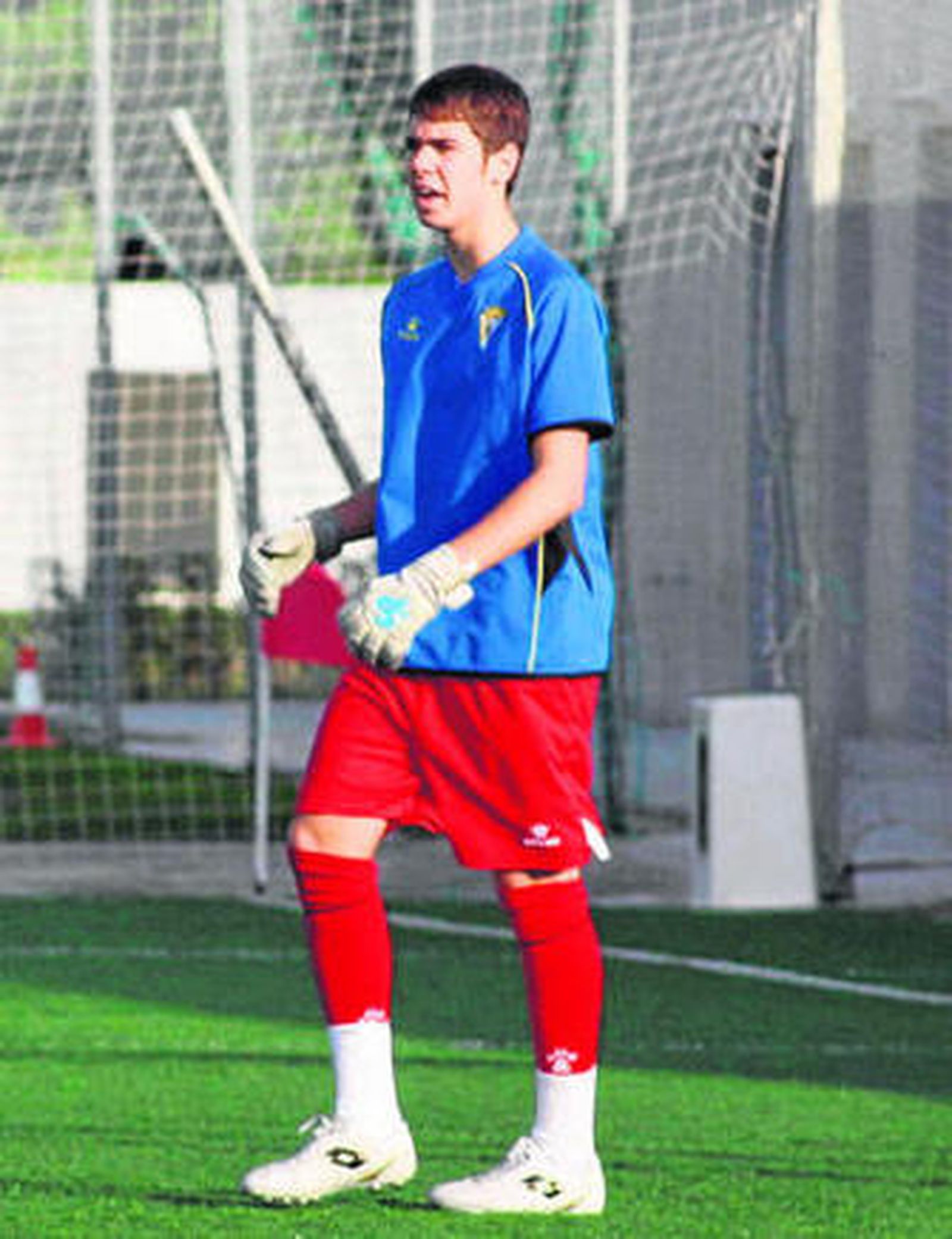 El tarifeño José Antonio Delgado, con el Cádiz.