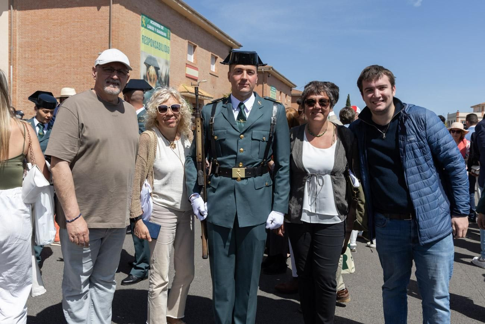 Jura de bandera de la 130ª promoción de guardias civiles de la Academia de Baeza