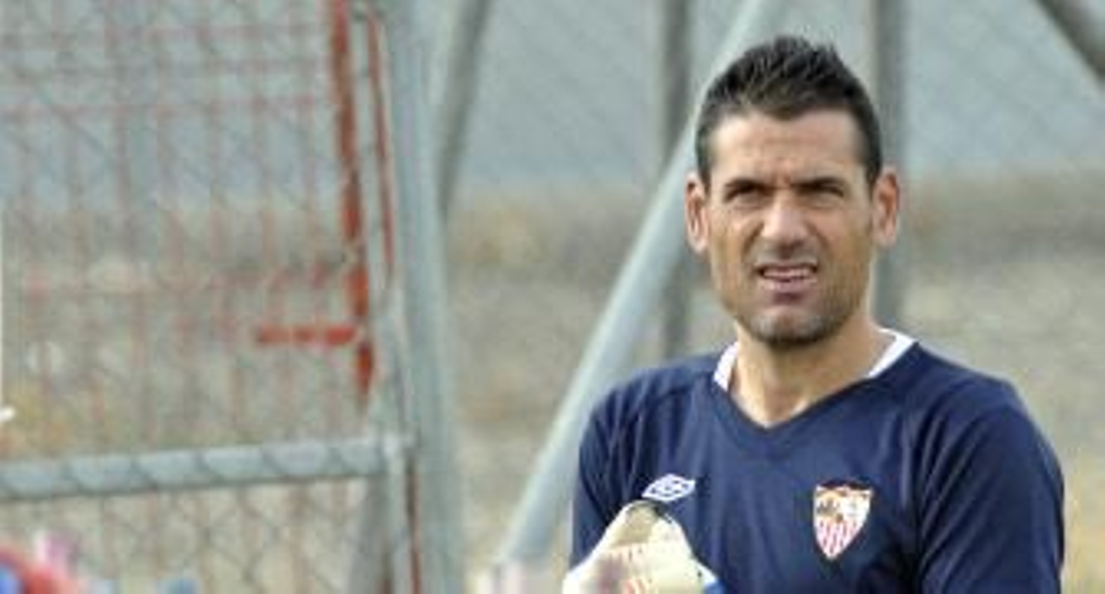 Andrés Palop, en un entrenamiento. / Manuel Gómez