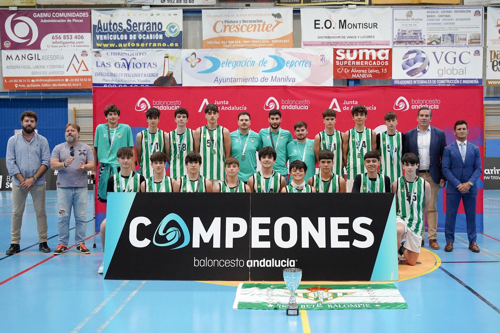 El Unicaja pierde ante el Betis en Manilva el Campeonato de Andalucía infantil