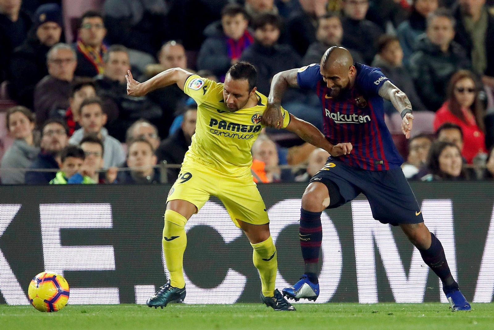 Las imágenes del Barcelona-Villarreal