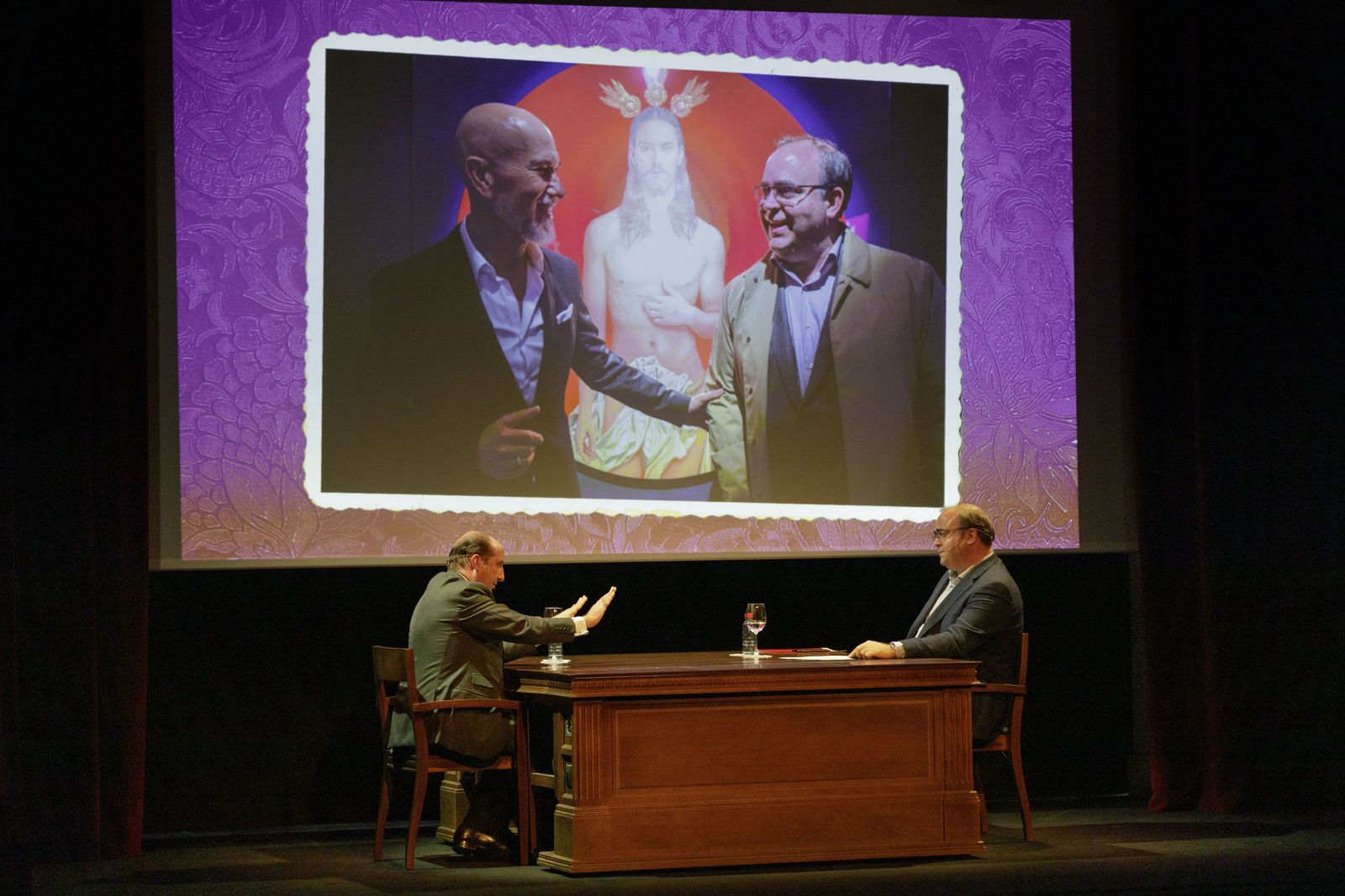 Diálogo de cuaresma entre Navarro Antolín y Joaquín Moeckel en Cajasol