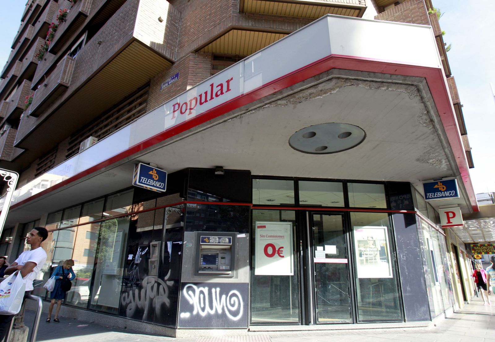 Una oficina del Banco Popular.