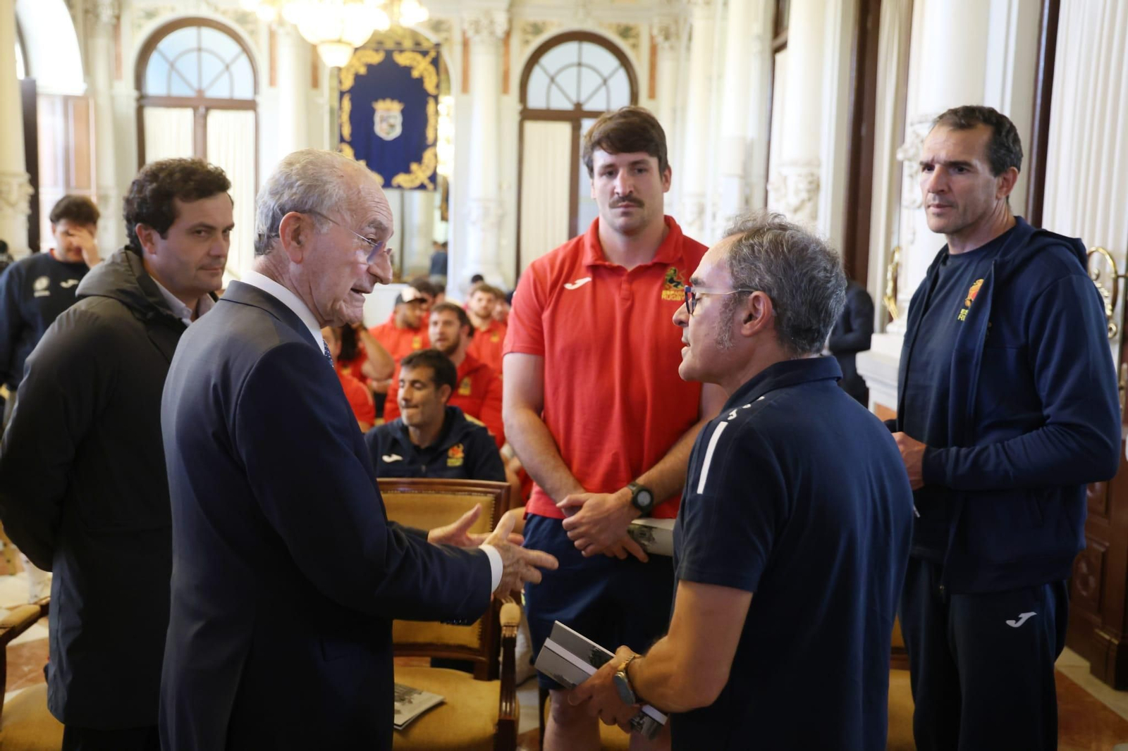 España y Fiyi, bienvenidas a Málaga en el Ayuntamiento