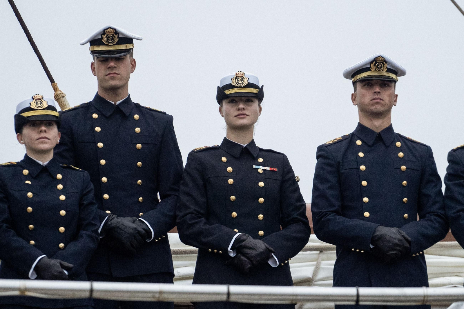 Las imágenes de la llegada del 'Elcano y la Princesa Leonor a Valparaíso