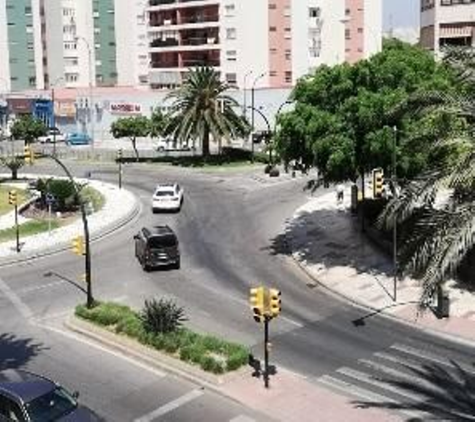 Avenida José Ortega y Gasset, por donde ocurrió la persecución