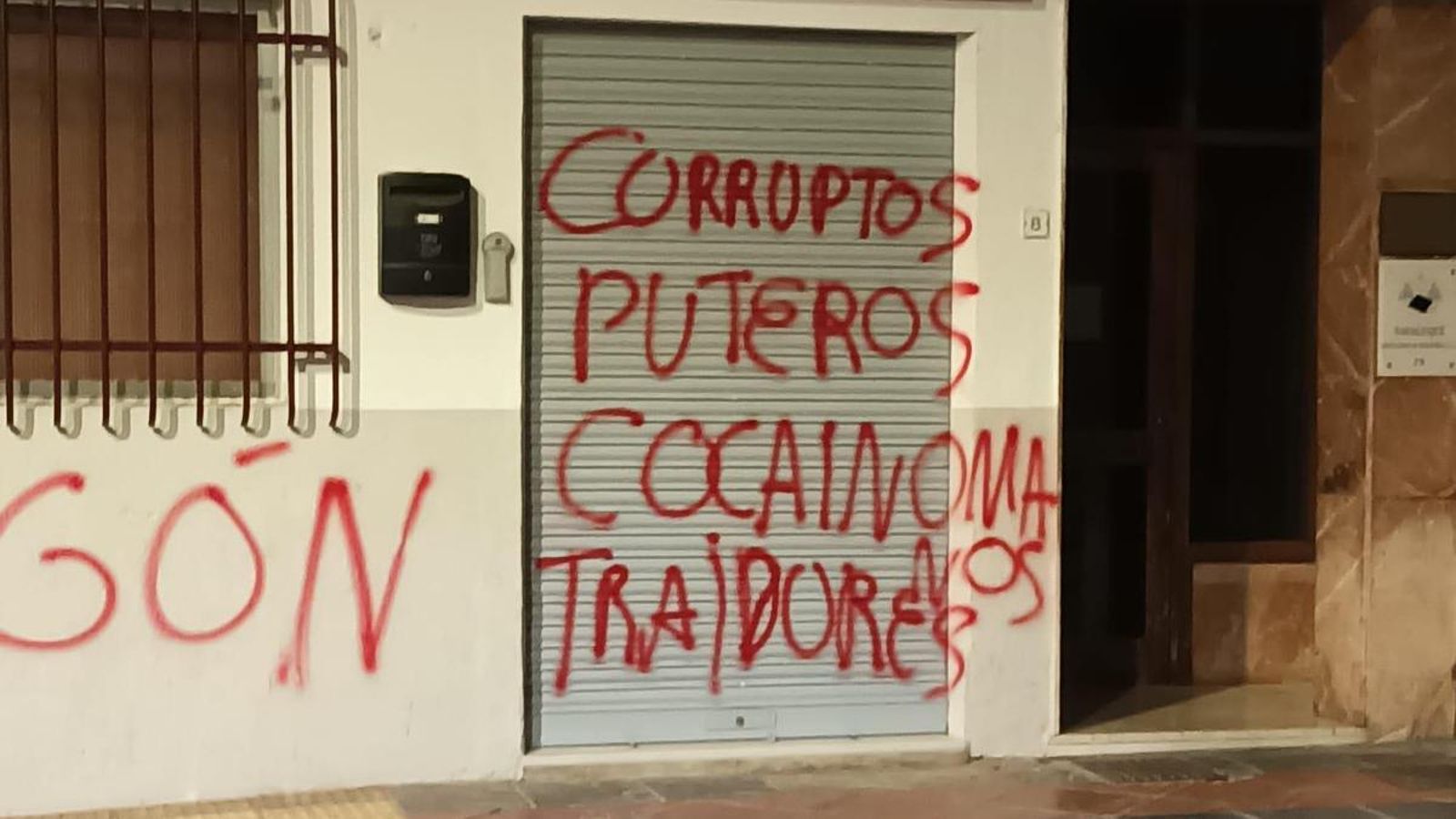 La sede del Partido Socialista de Vera volvía a ser vandalizada