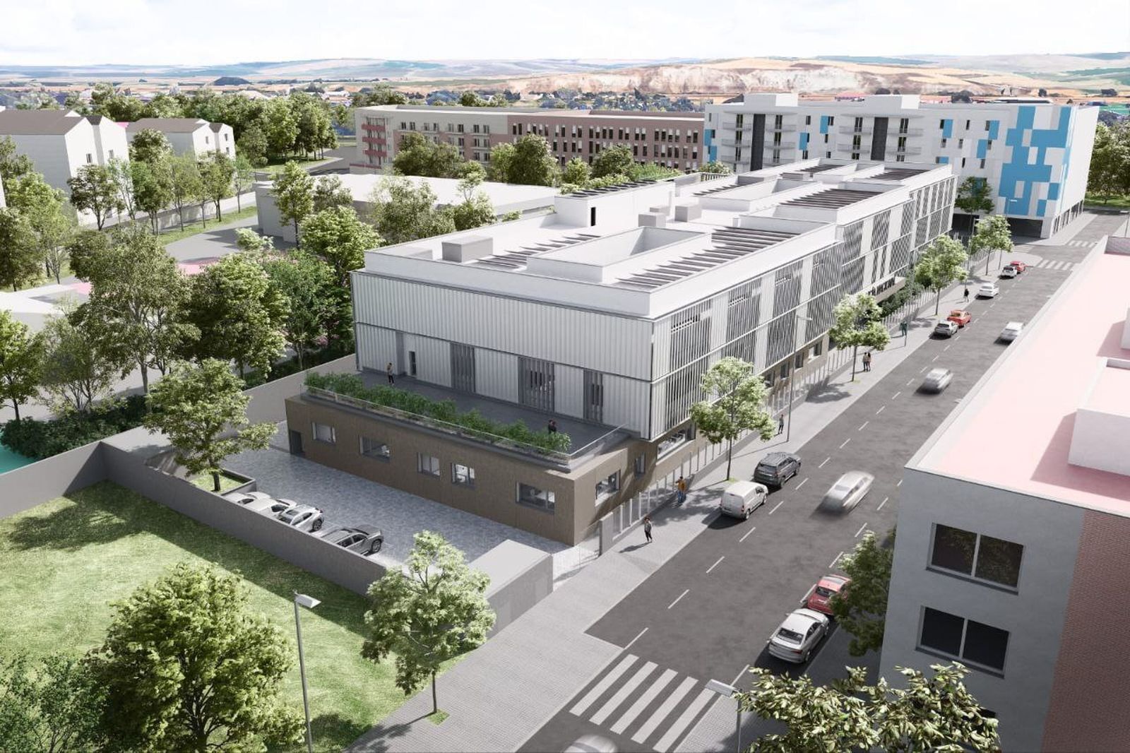 Comienzo de la construcción de la nueva comisaría de Policía Nacional de Córdoba, en imágenes