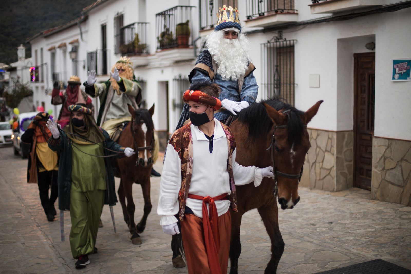 Los Reyes Magos llegan a Benamahoma
