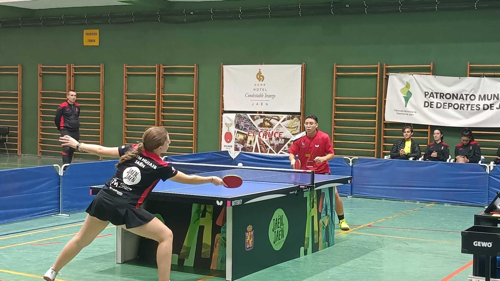 Momento del partido de Hujase Jaén Auténtica en La Salobreja