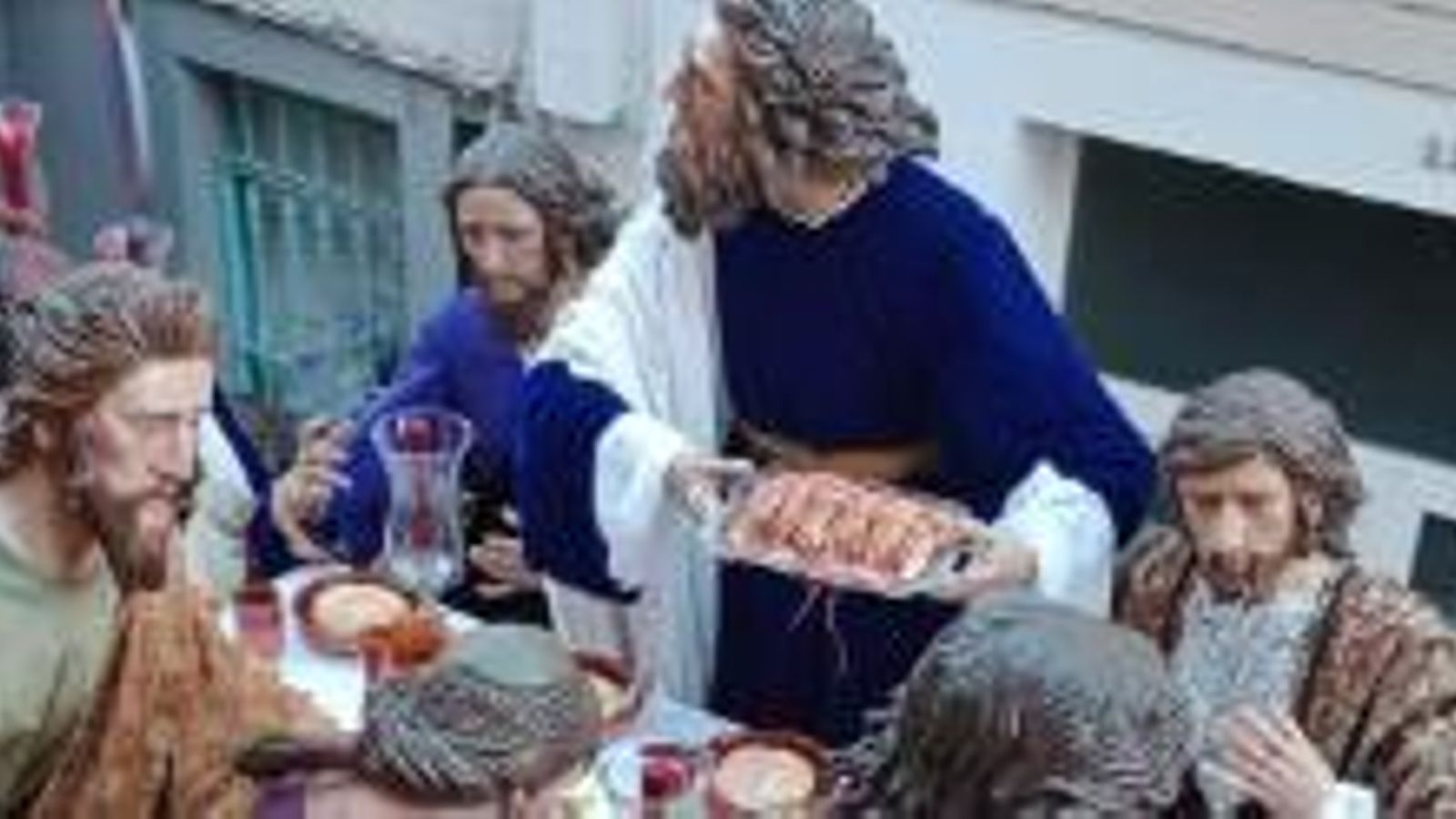 La bandeja de langostinos.