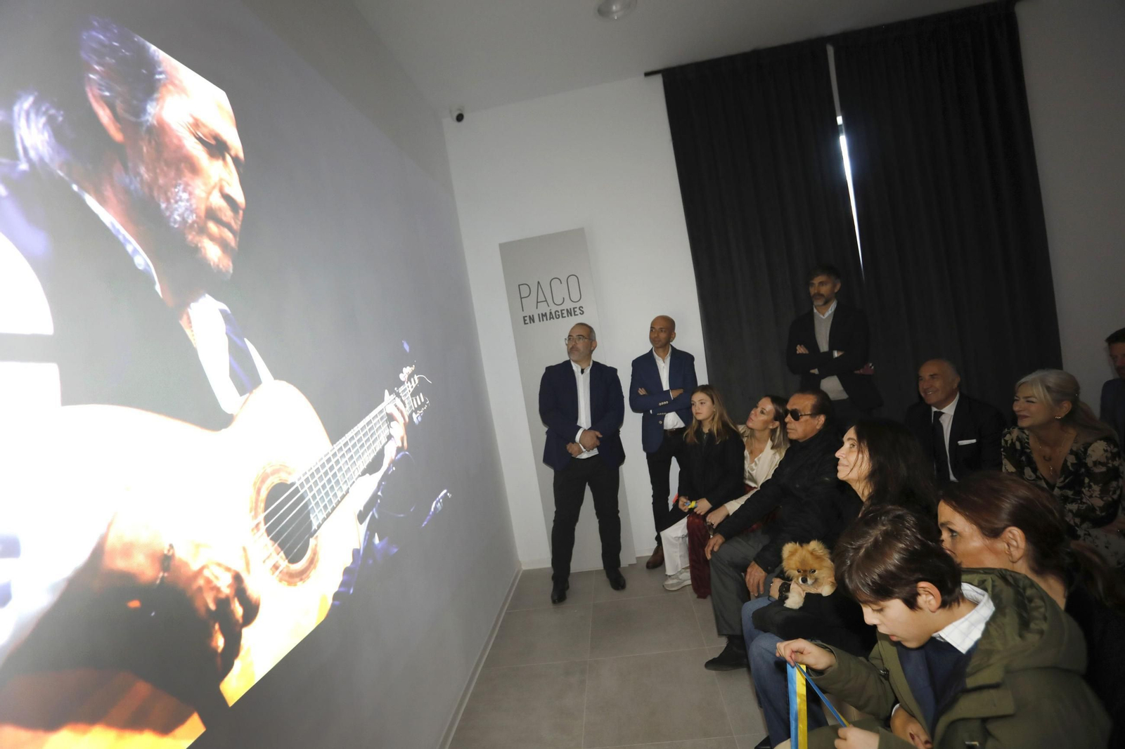 Un momento de la inauguración del centro de interpretación Paco de Lucía en Algeciras Un momento de la inauguración del centro de interpretación Paco de Lucía en Algeciras